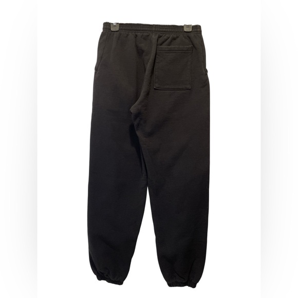 Los Angeles Apparel Unisex Heavy Fleece Sweatpants Black Jogger Pants size M - Picture 2 of 3